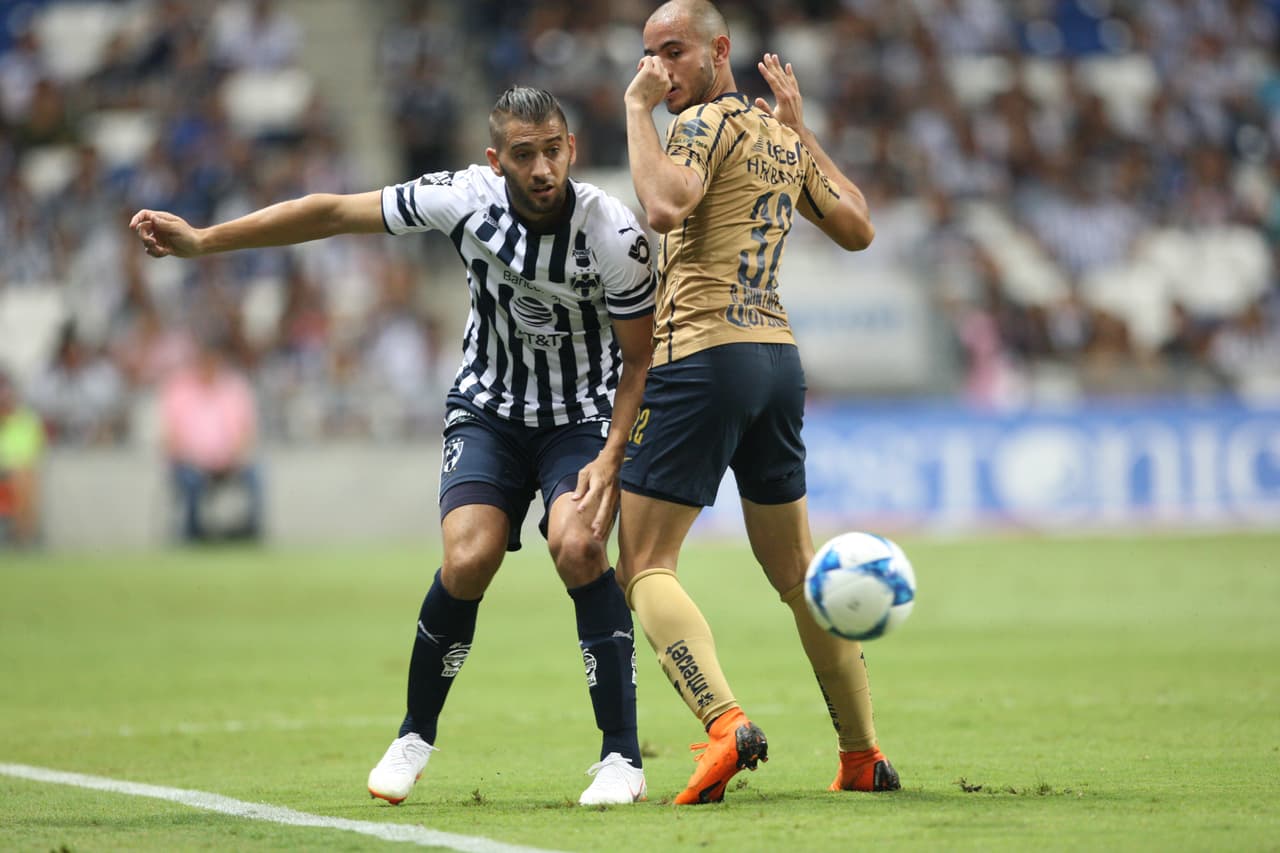 <b>Nicolás Sánchez</b> fue crucial en la defensa del Monterrey. El argentino aportó en la zona posterior para el triunfo de Rayados 1-0 sobre Pumas.