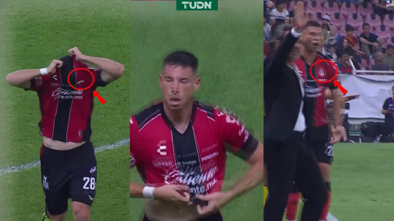 Atlas vs. Pumas: ¿Qué pasó con la camiseta de Manuel Capasso y por qué se la quitó?