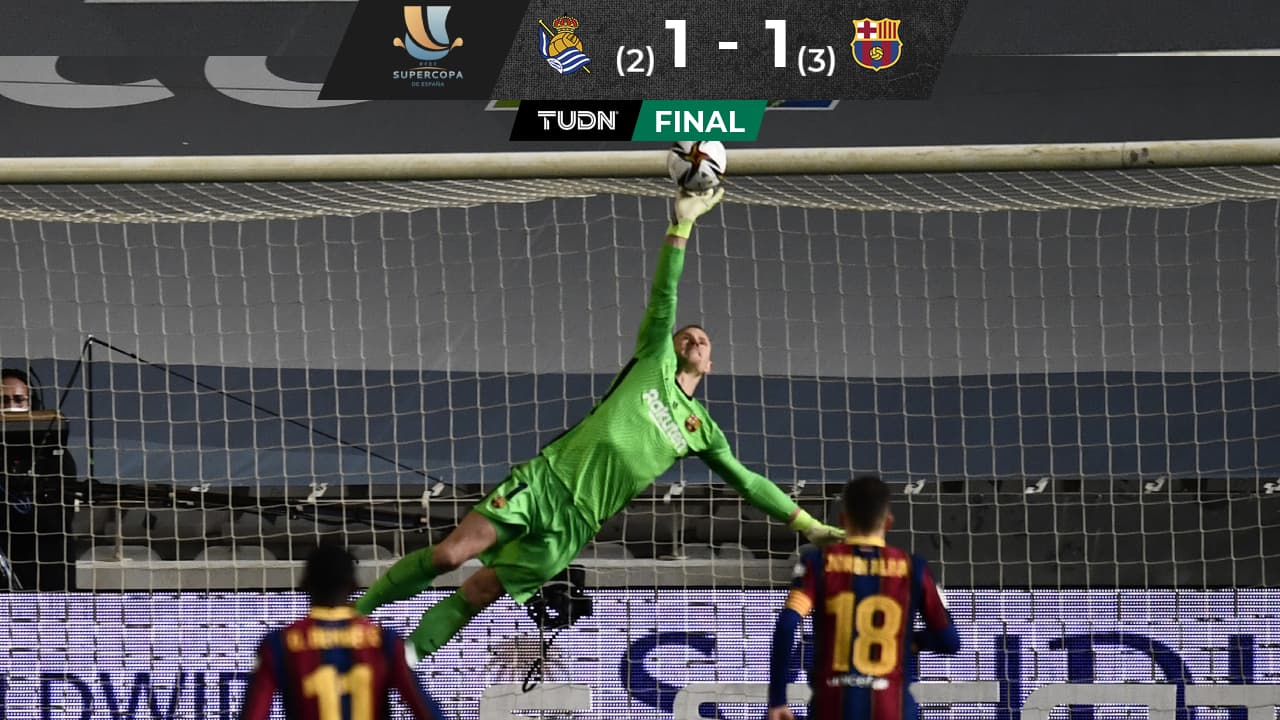 Ter Stegen lleva al Barcelona a la Final de la Supercopa de España