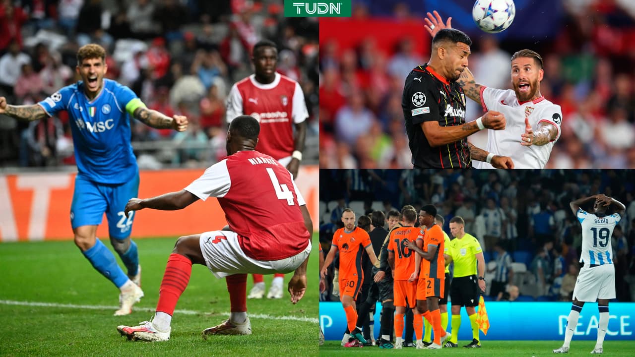 Real Sociedad y Sevilla empatan en casa; Napoli gana de último minuto