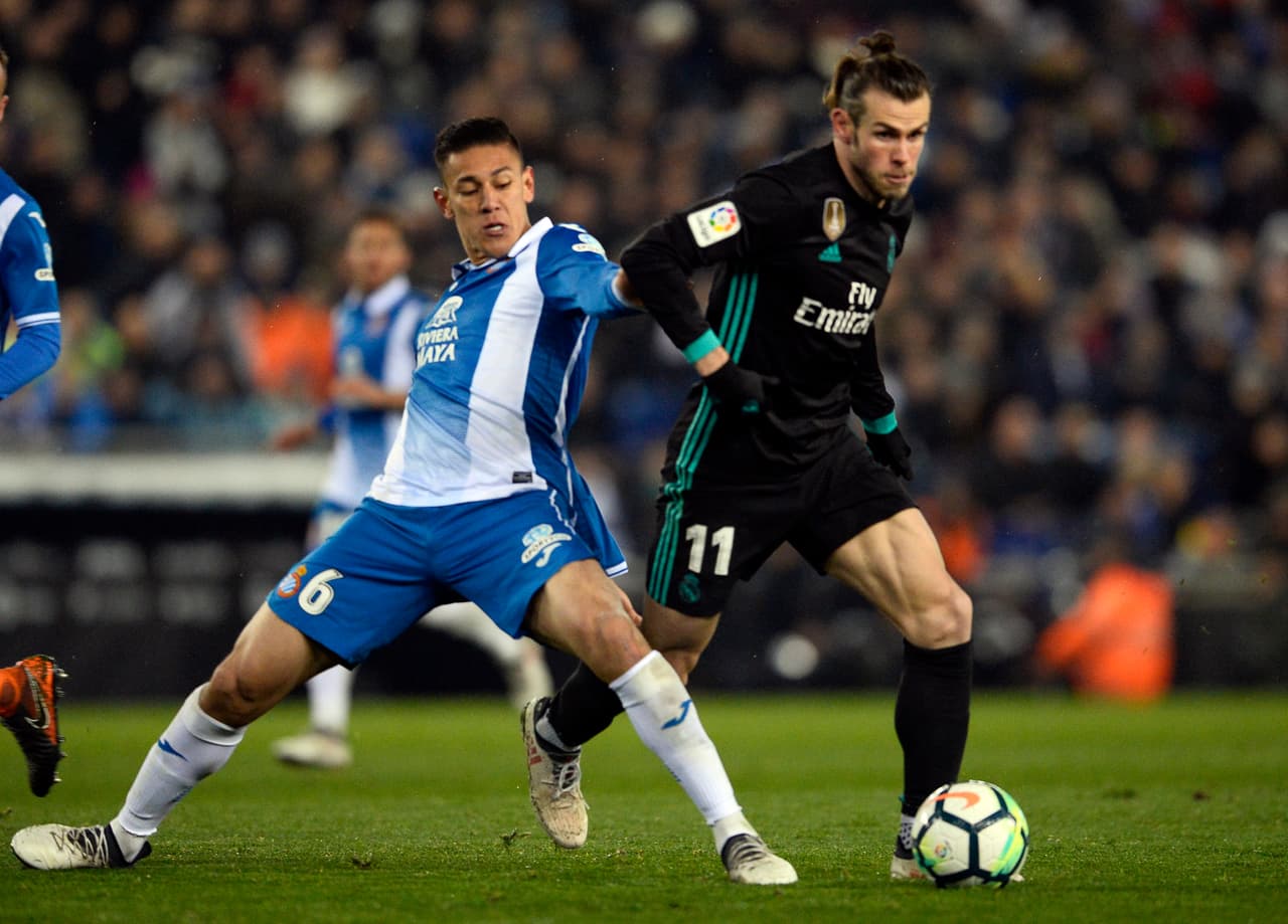 Los visitantes tuvieron como principal referente del ataque al delantero galés Gareth Bale.