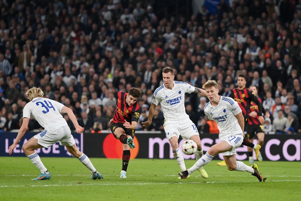 Tropiezan City y Juventus en sus visitas al Copenhague y Maccabi