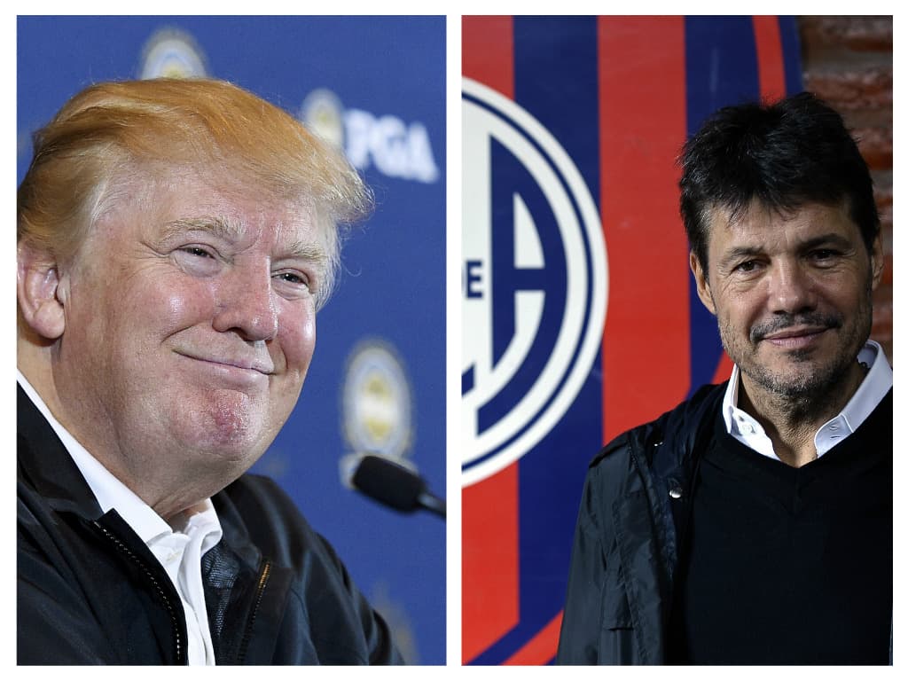 Donald Trump y Marcelo Tinelli