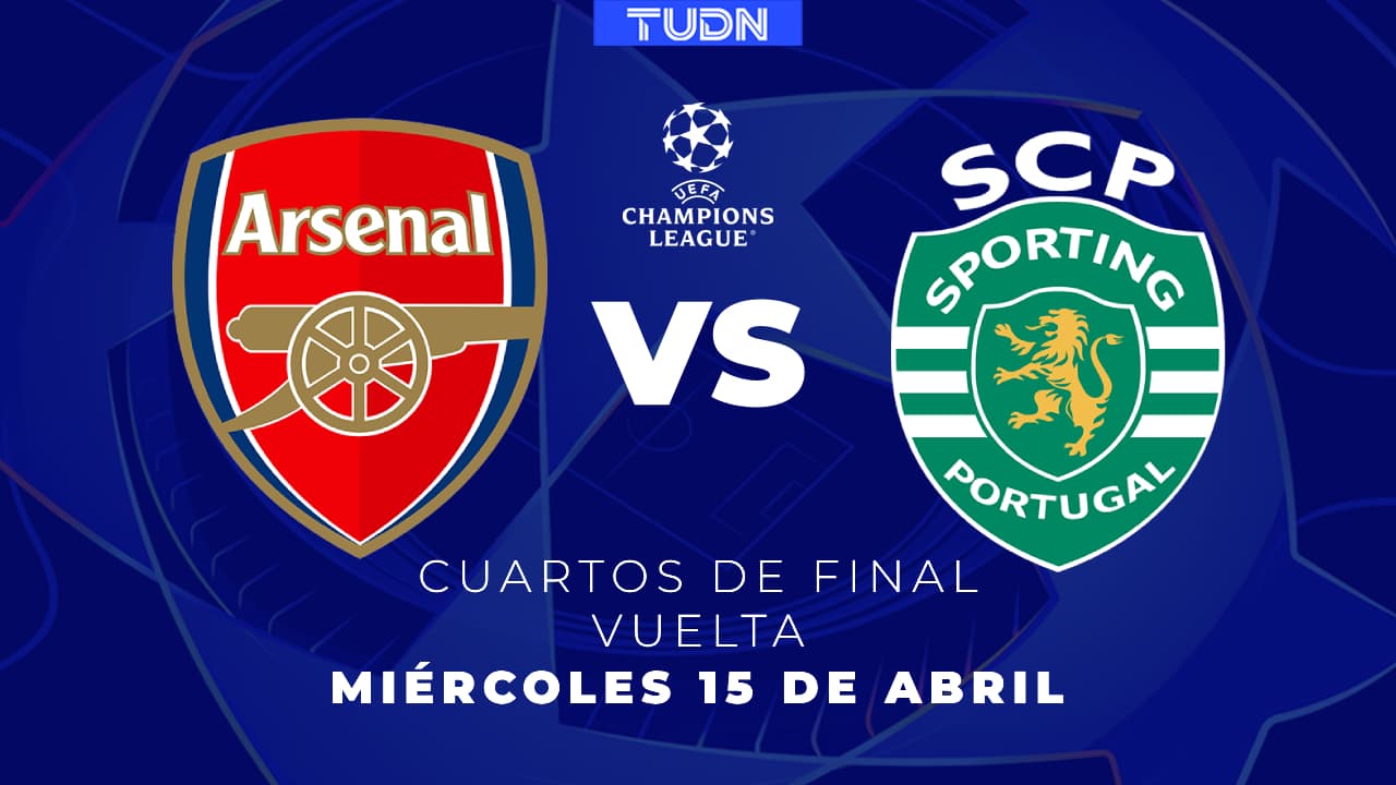 Horario y dónde ver Arsenal vs. Sporting Lisboa de Champions League