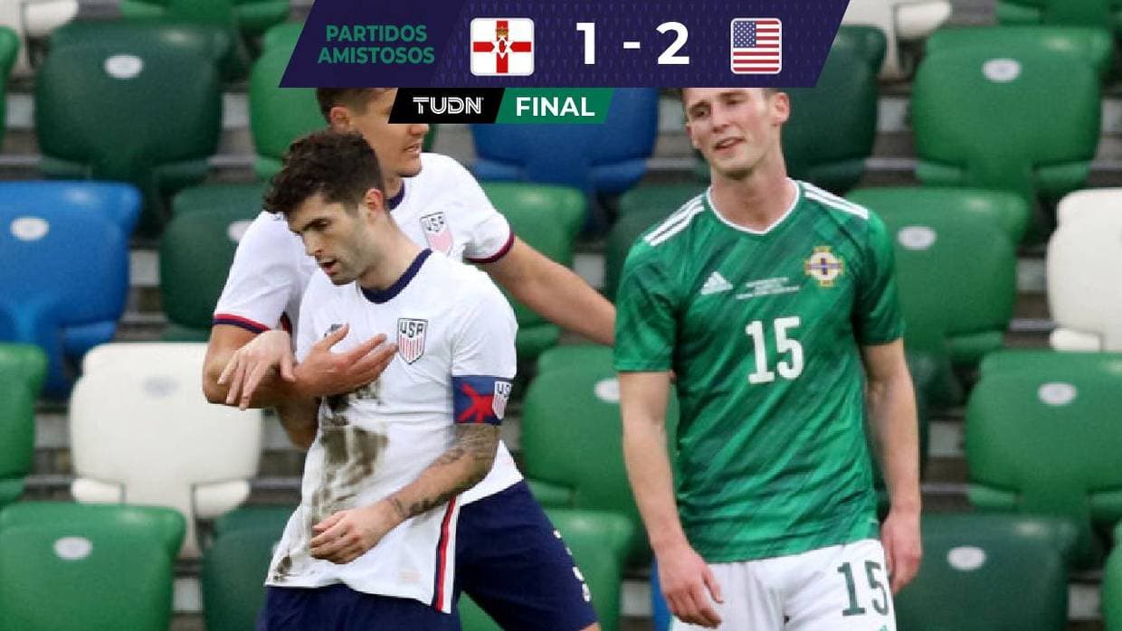 Irlanda del Norte 1-2 Estados Unidos: Goles, resultado y resumen