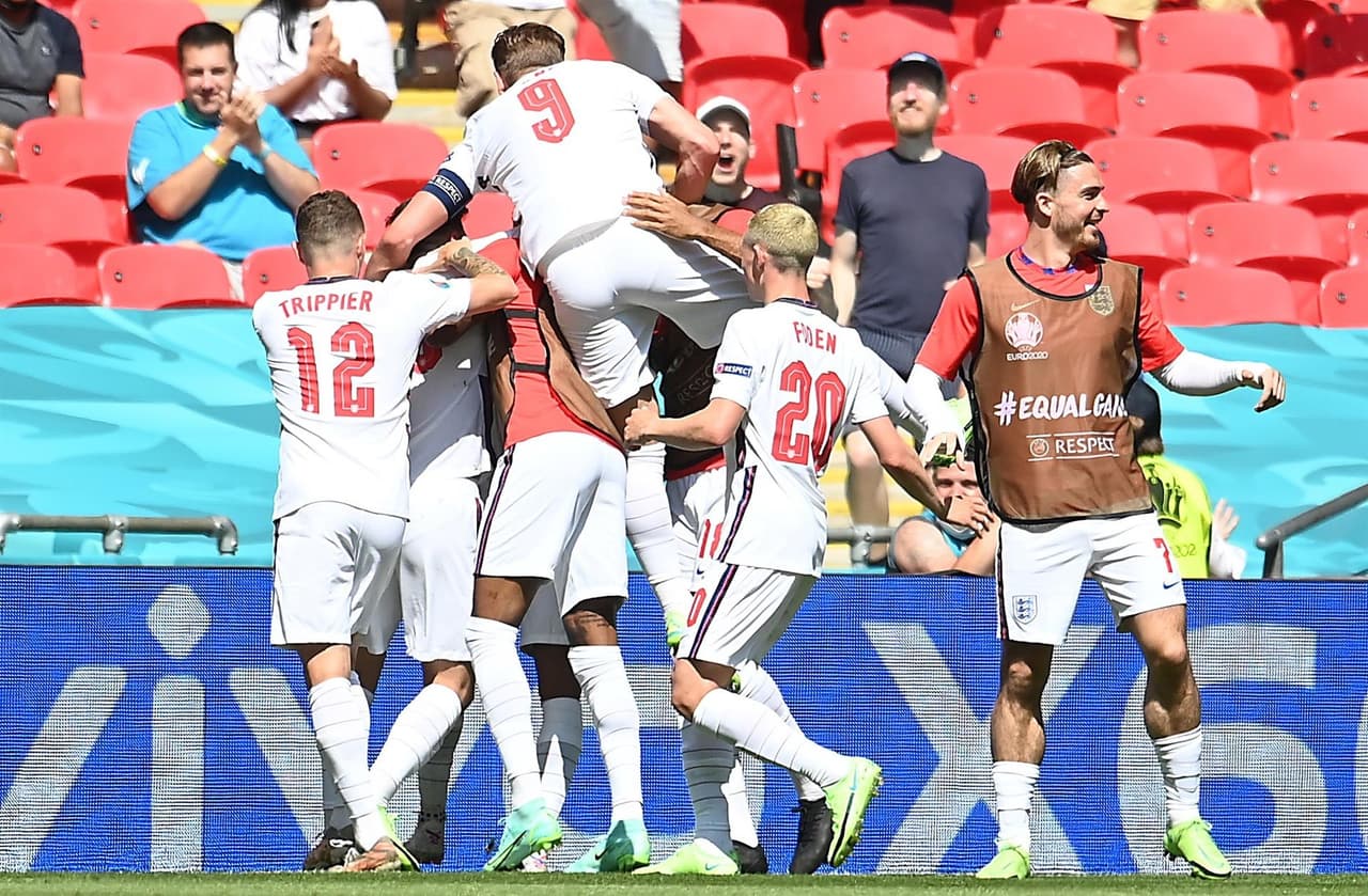 Inglaterra derrota por la mínima a Croacia durante su primer encuentro en la Euro 2020. Raheem Sterling (57') fue el autor del único tanto del encuentro. Es la primera victoria de los 'Tres Leones' en el grupo D.