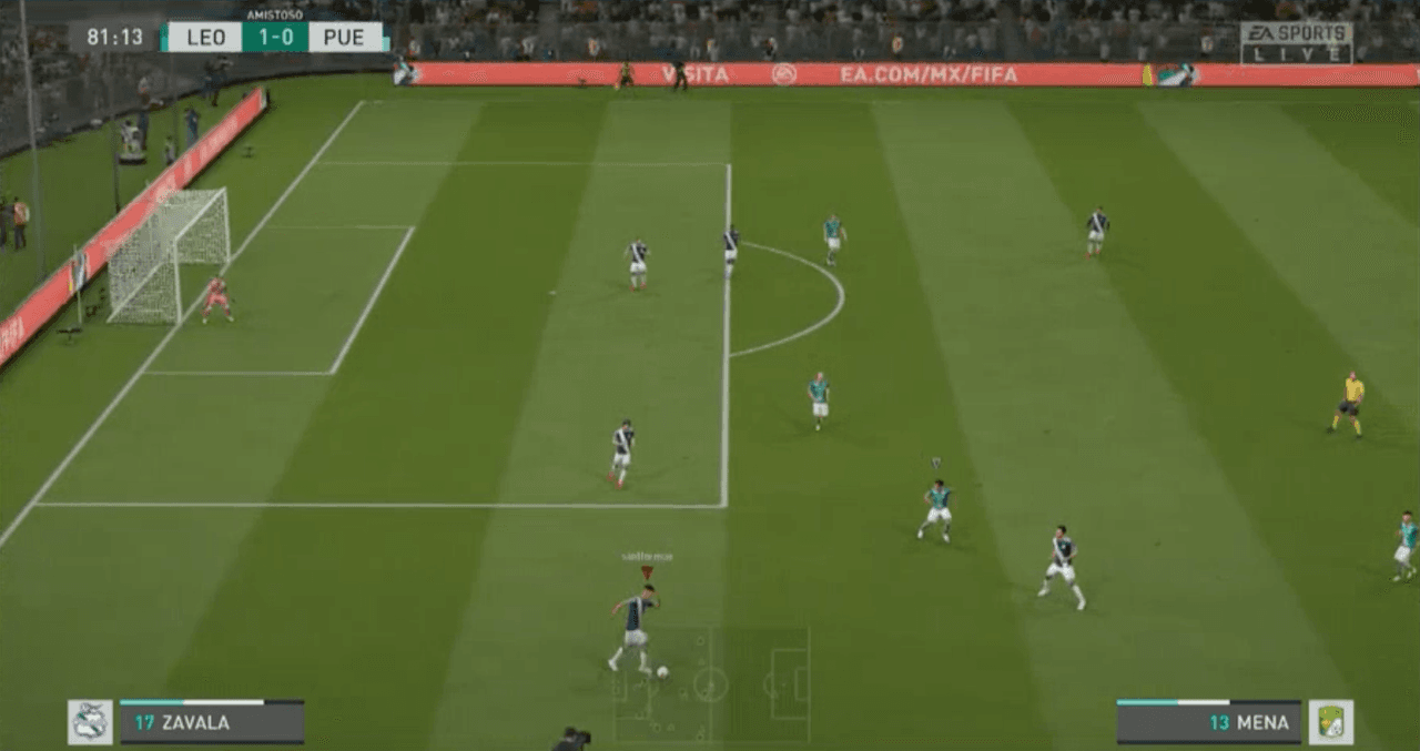 León venció a Puebla en el arranque de la Fecha 12 en la eLiga MX con actuación efectiva de Nicolás Sosa, quien marcó un solitario gol con Ángel Mena y fue suficiente para vencer a la Franja de Santiago Ormeño.