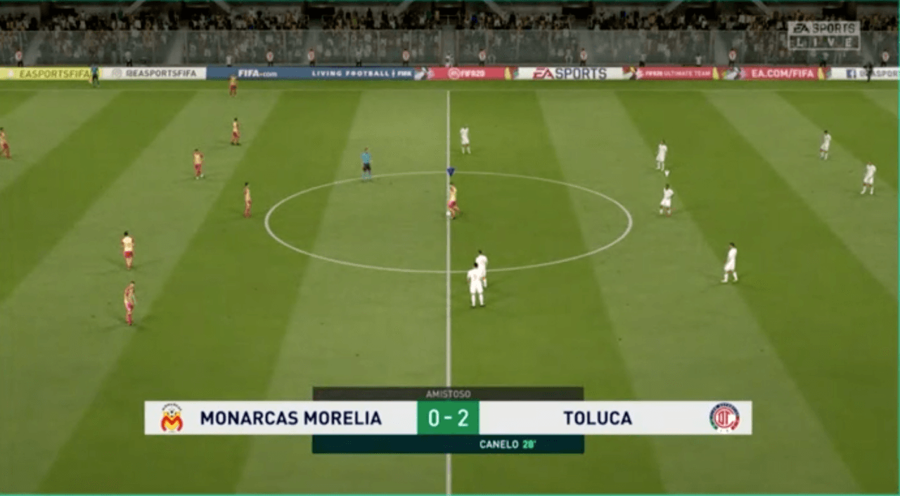 En el debut entre Monarcas Morelia y los Diablos Rojos de Toluca, el conjunto escarlata e impuso de forma contundente con doblete de Leo Fernández (22' y 60'), Canelo (28') y Gigliotti (80').