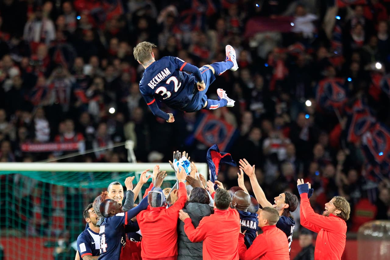 En enero de 2013, mientras que Beckham jugaba para el PSG, este decidió decir adiós al futbol y comenzar a enfocarse en otro ámbito del balompie.