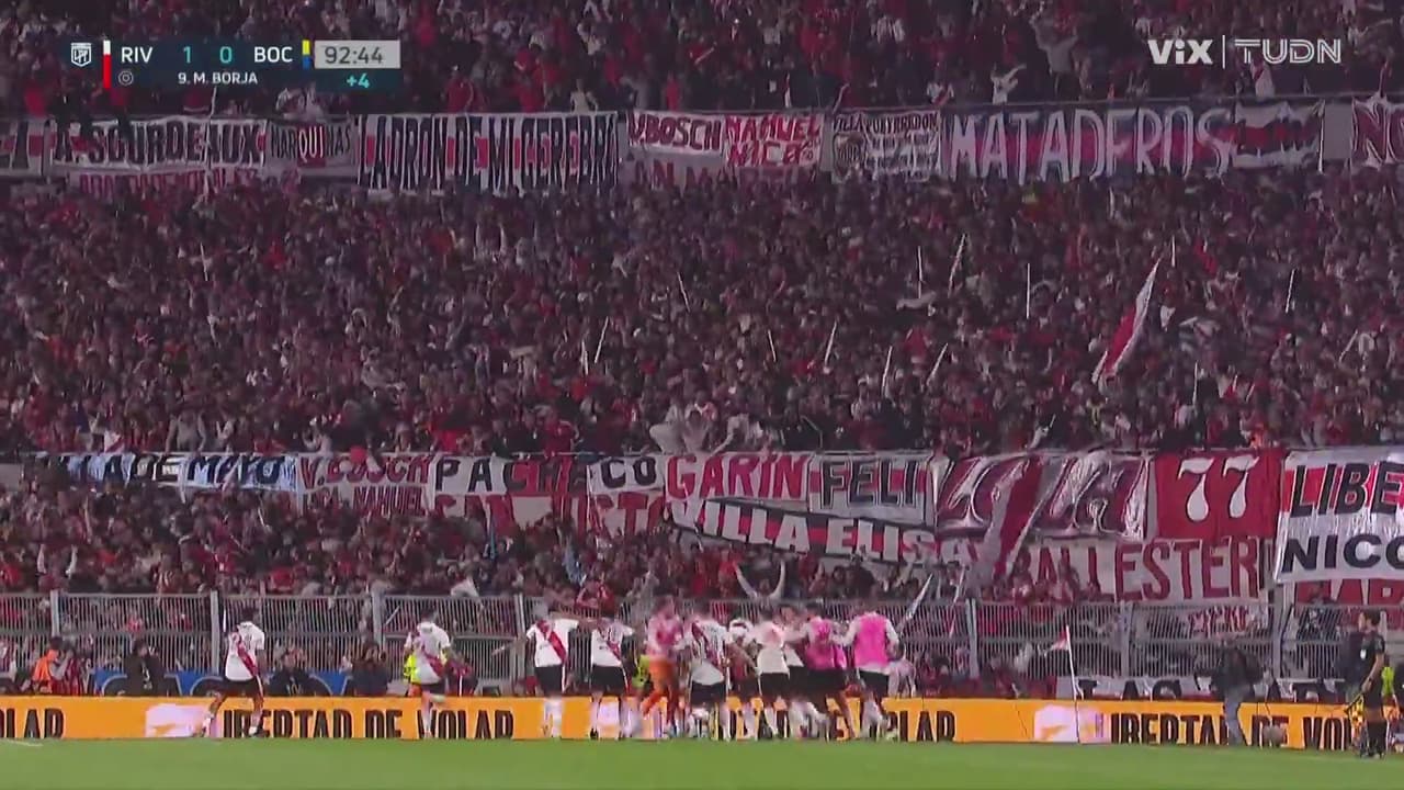 ¡Explota el Monumental! Borja pone el 1-0 de River al 93'