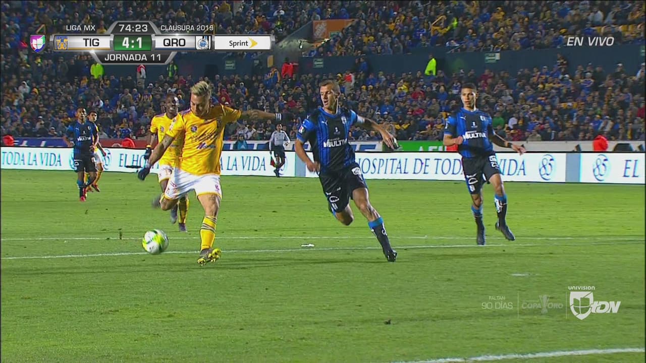 ¡Gol, gol, gol de Tigres! Eduardo Vargas consigue anotación