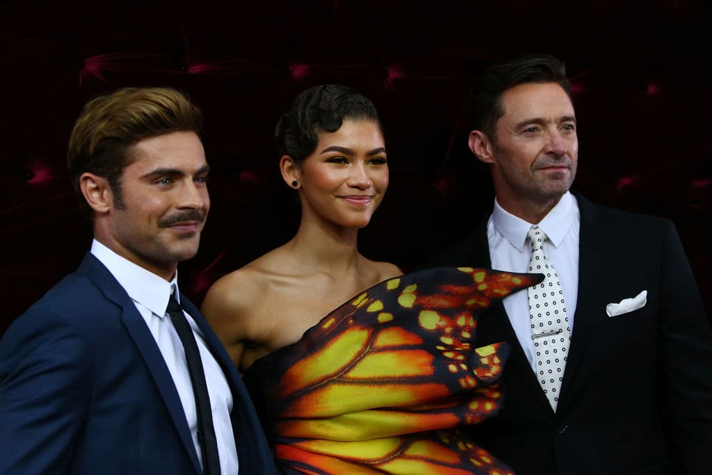 La película también contó con Hugh Jackman, Michelle Williams, Zac Efron y Rebecca Ferguson.