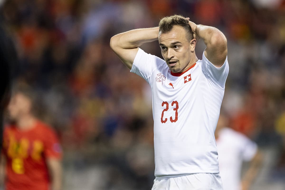 Para el delantero del Arsenal, Xherdan Shaqiri, fue frustrante el juego ya que se queda Suiza con tres puntos en el segundo lugar del Grupo 2 de la Liga A.