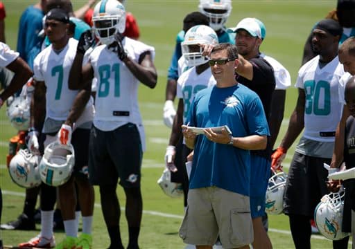 Las mejores tomas de las actividades organizadas de los Miami Dolphins rumbo a la temporada 2015 (AP-NFL).