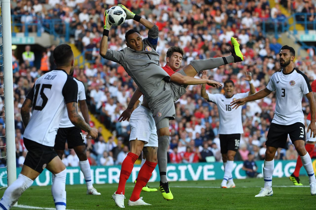 De no ser por las paradas salvadoras del meta del Real Madrid Keylor Navas, Inglaterra habría ganado por más goles.