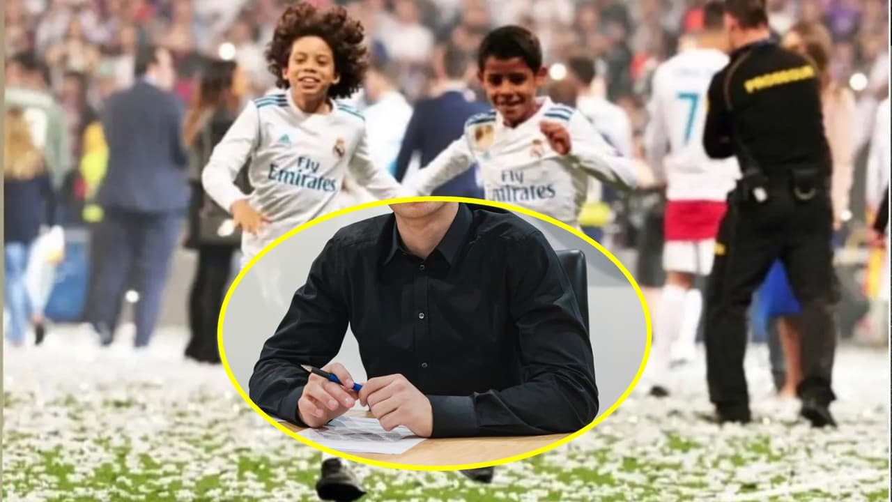 Fichan a hijo de leyenda del Real Madrid y así reaccionó Vinícius