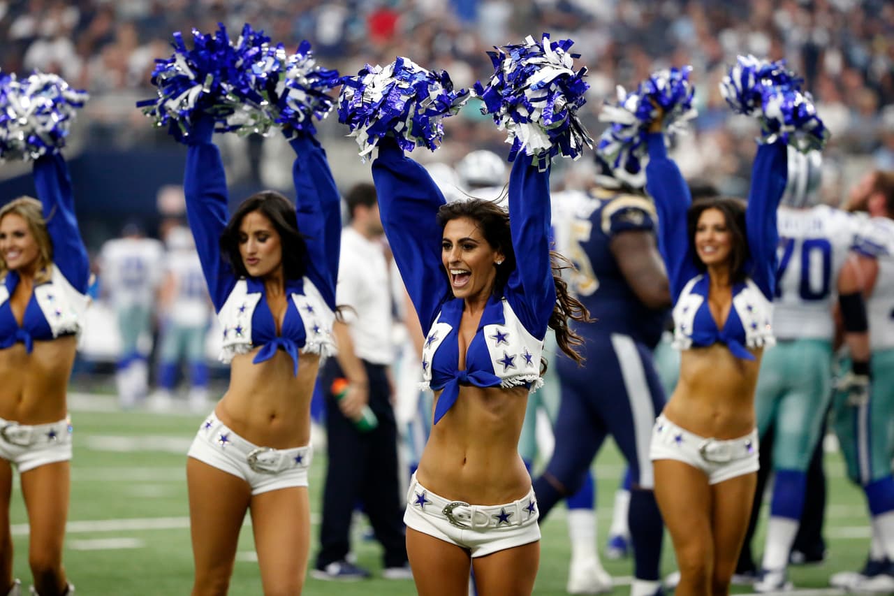 Las animadoras de los Vaqueros son las consentidas de la afición, pero las de Broncos, Patriots y Dolphins no se quedan atrás, ¿tú qué opinas?
