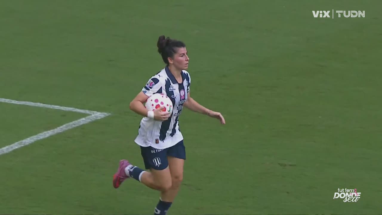¡Rayadas reacciona con golazo! Lucía García, de aire para el 1-1