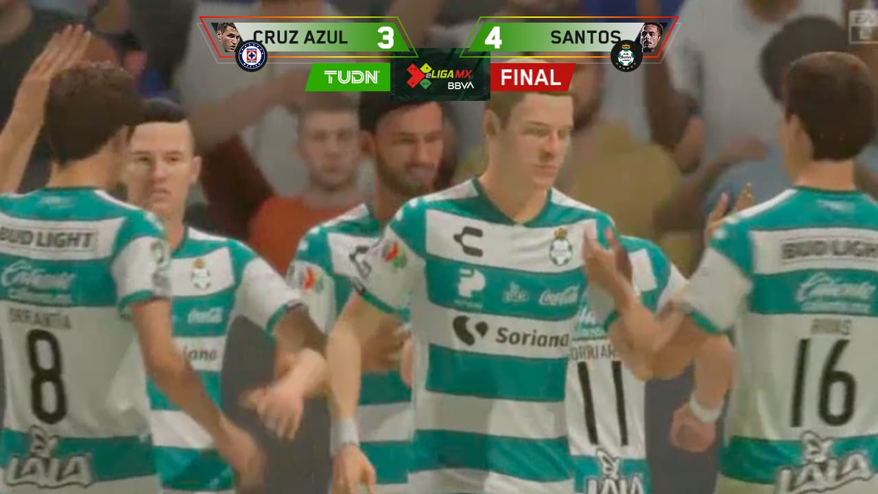 ¡El Mudo habló! Santos propina tercera derrota a Cruz Azul