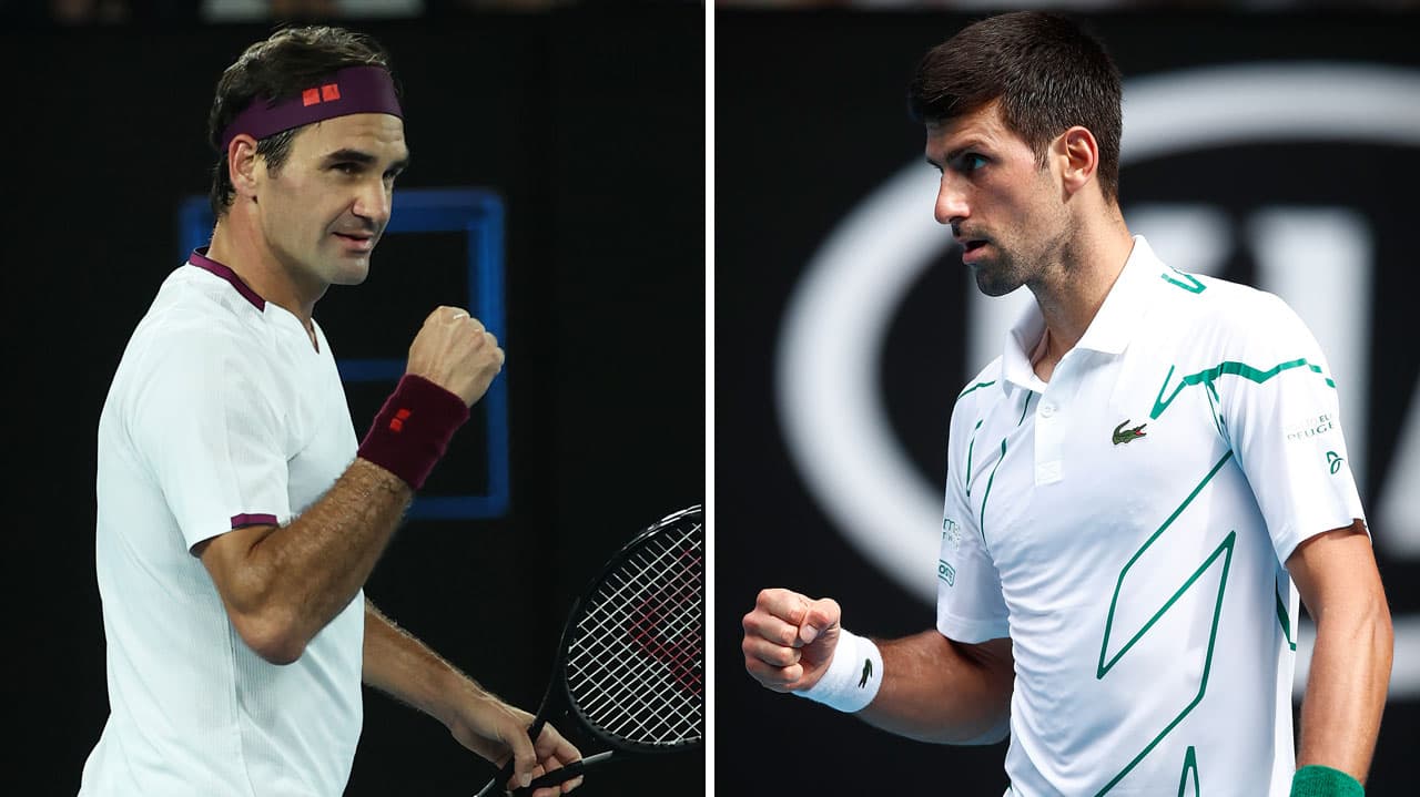 Djokovic y Federer avanzaron a cuartos de final del Australian Open