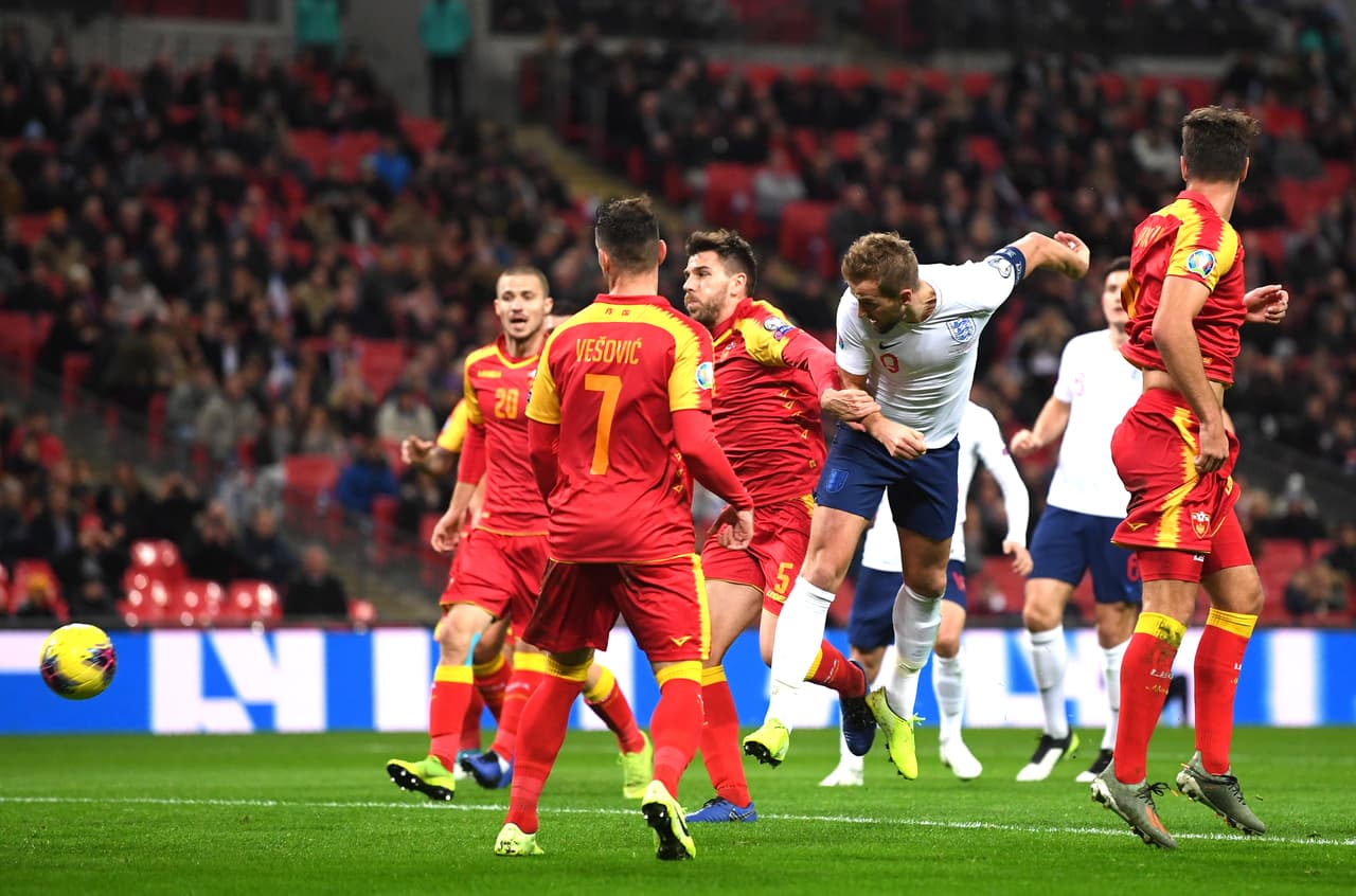 Harry Kane pone su sello a la victoria ante Montenegro anotando un hat trick. Inglaterra consigue su pase a la Euro 2020 con goleada por siete goles a cero.