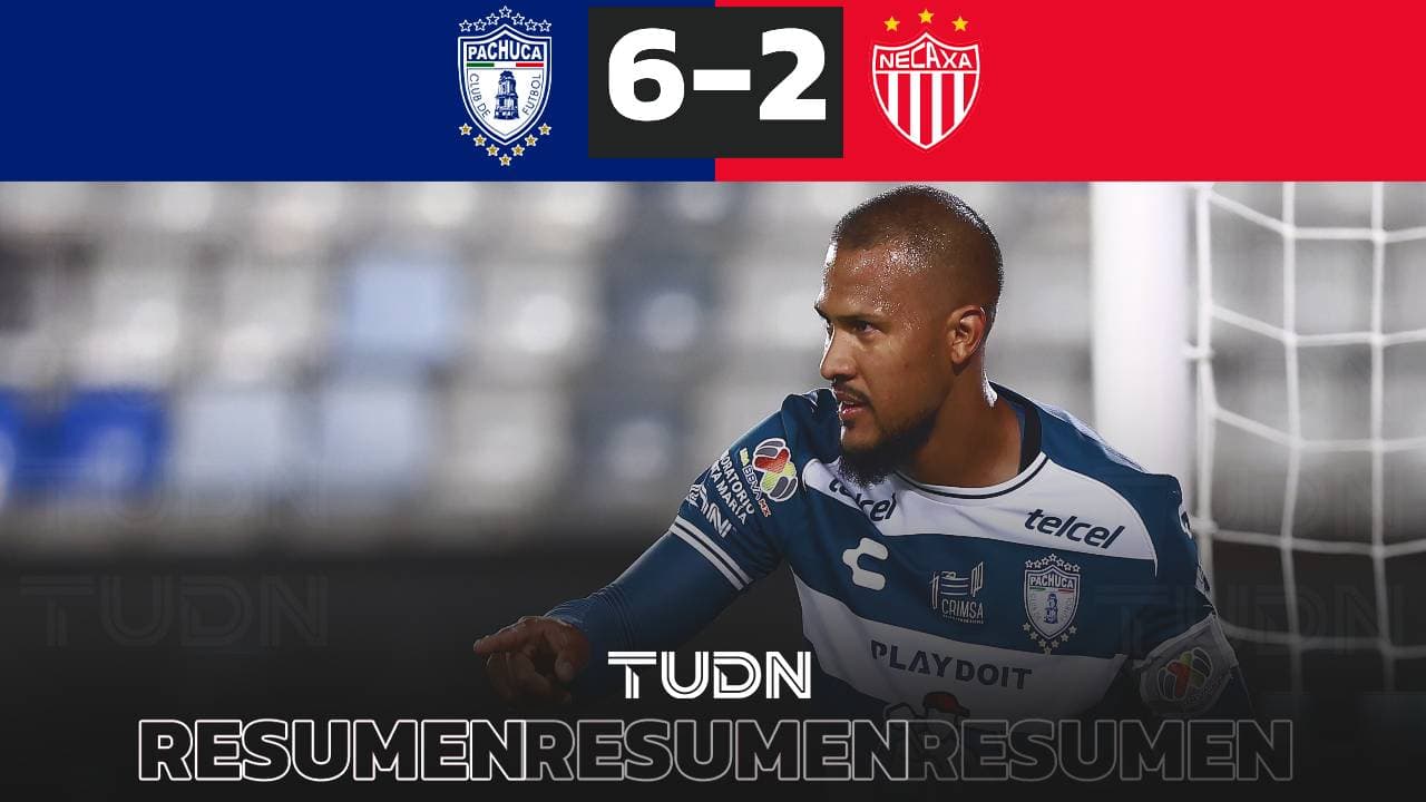 Resumen | Pachuca golea al Necaxa, pero de poco le sirve en aspiraciones de Play-in