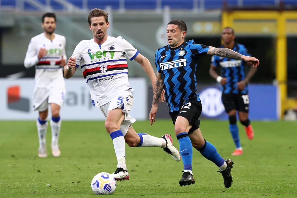 Roberto Gagliardini, Alexis Sánchez, Andrea Pinamonti y Lautaro Martínez son los encargados de anotar en la goleada 5-1 sobre la Sampdoria.
