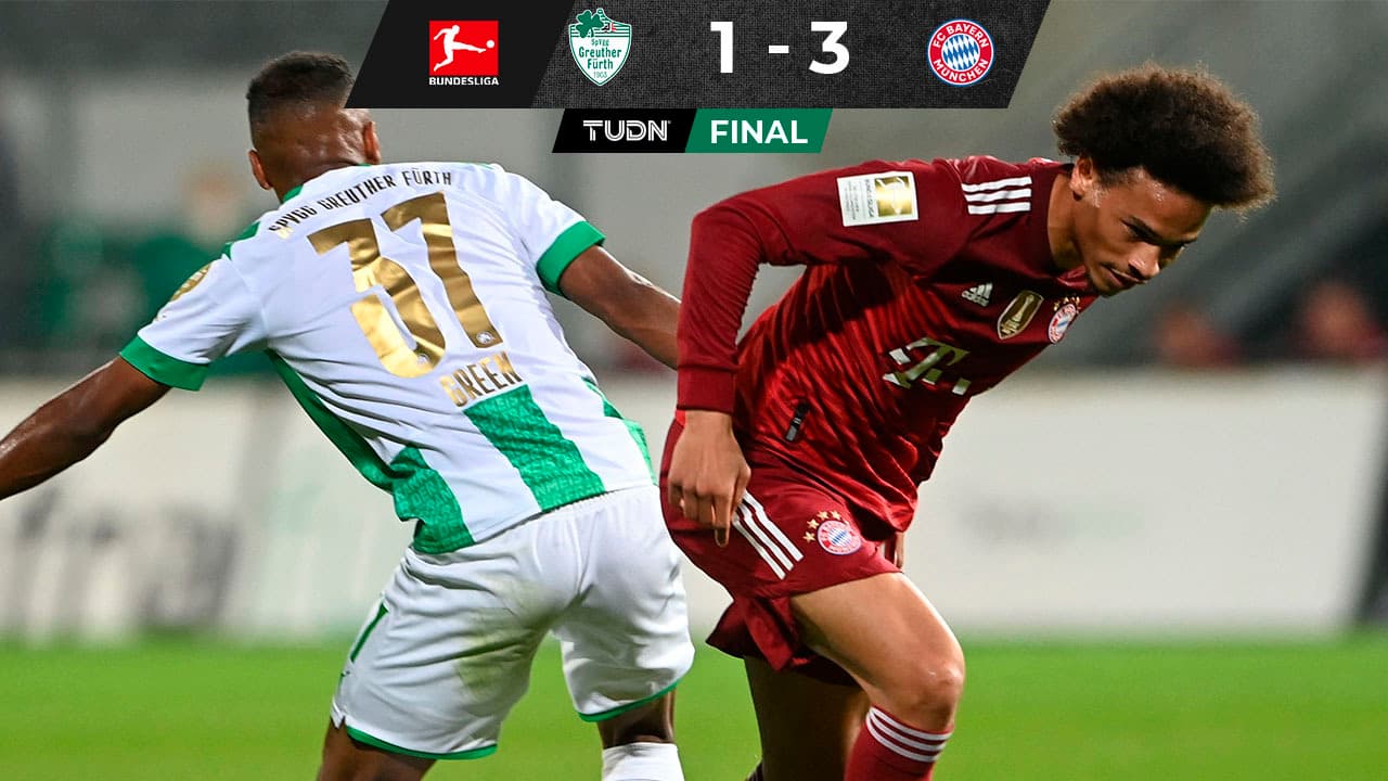 Bayern Múnich no se despeina y golea de visitante al Greuther Fürth