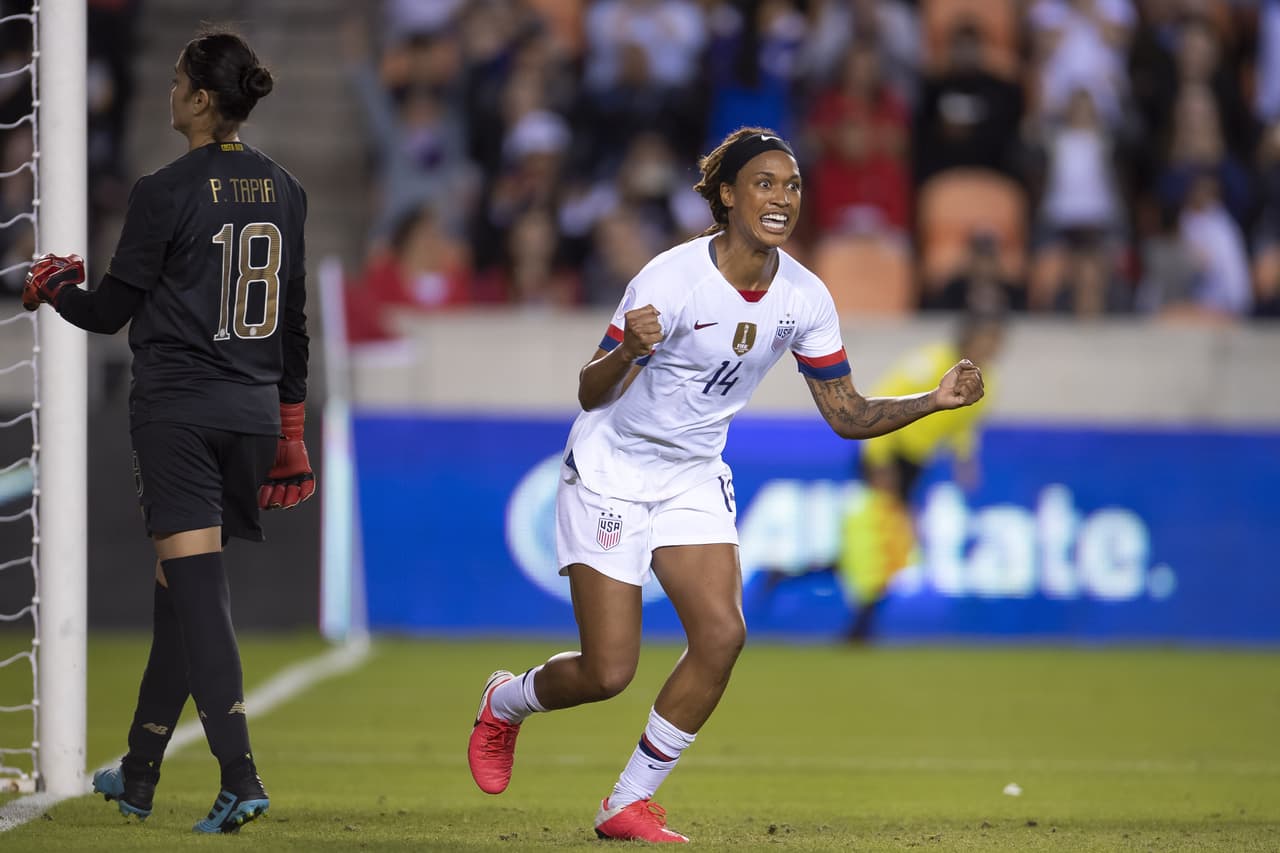 Con goles de Horan, McDonald y dobletes de Press y Mewis, EEUU gana en el preolímpico.
