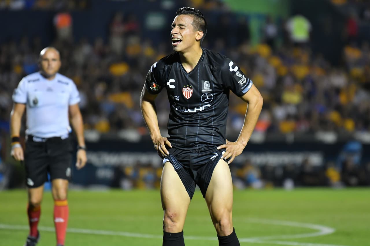 Ángel Sepúlveda tuvo un remate en el palo para Necaxa mientras el juego iba 0-0.