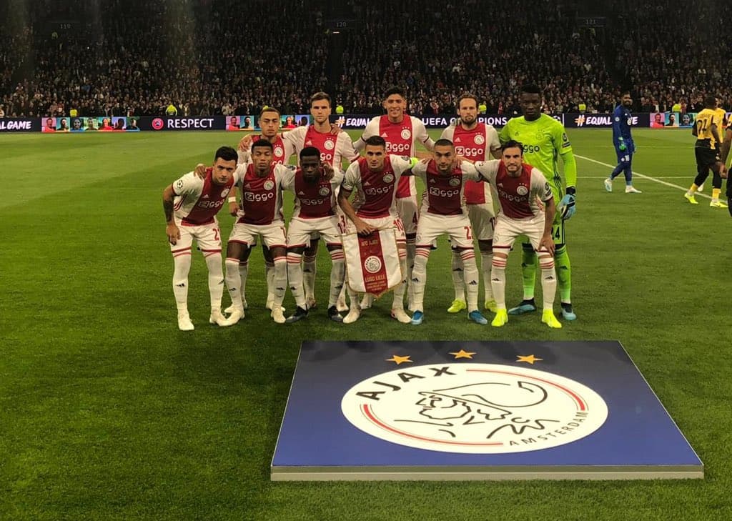 En la temporada 2018-2019, el Ajax llegó a las semifinales.