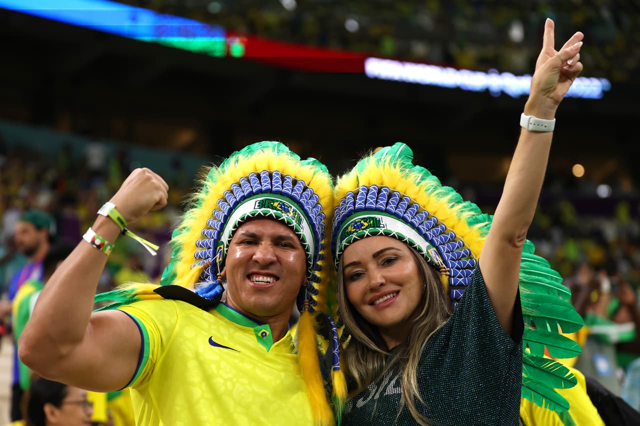 La afición de la Canarinha, presente.