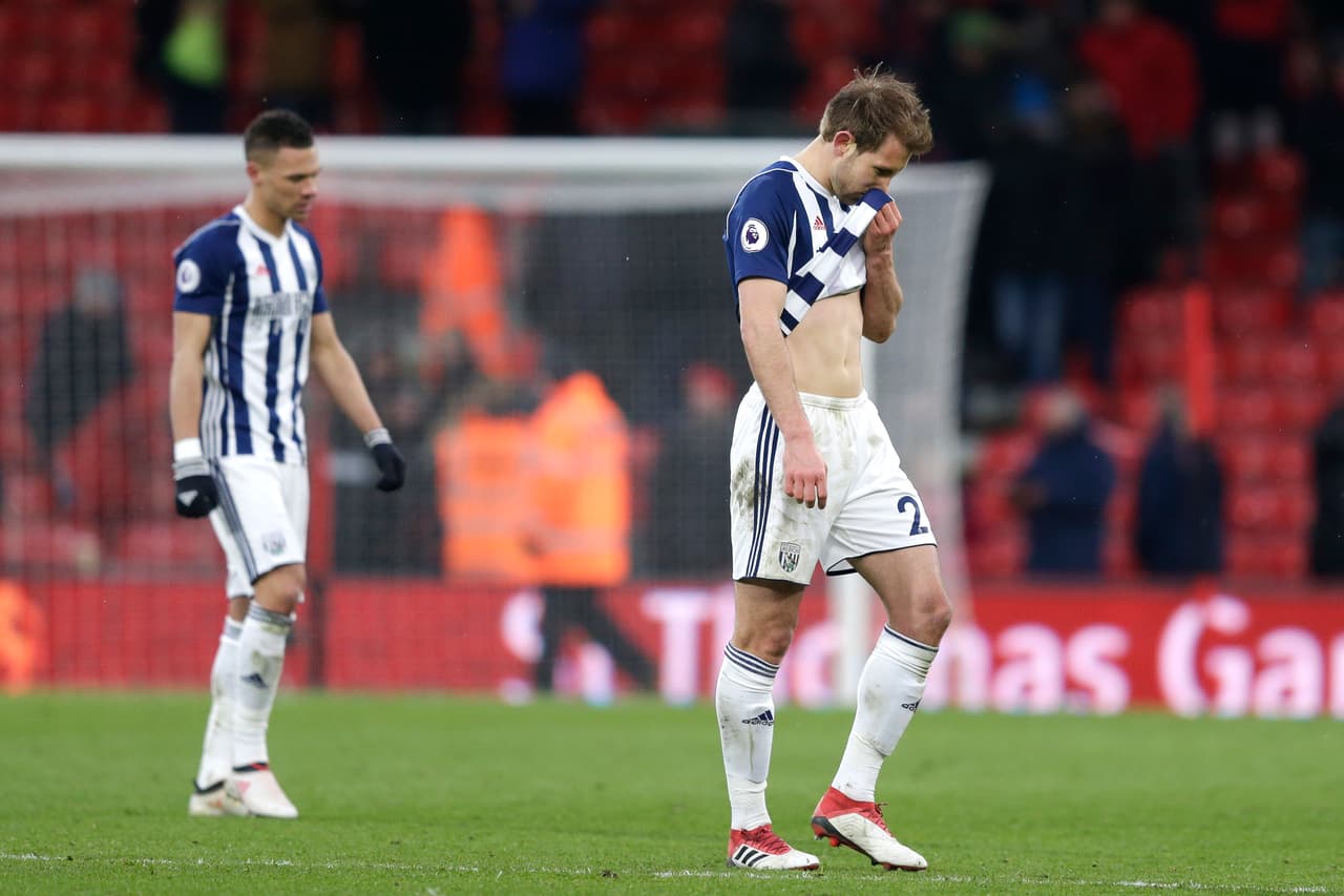 <b>West Bromwich </b>parece estar condenado a jugar el Championship la próxima temporada. Lleva ocho jornadas sin ganar y en esta enfrentarán al Burnley.