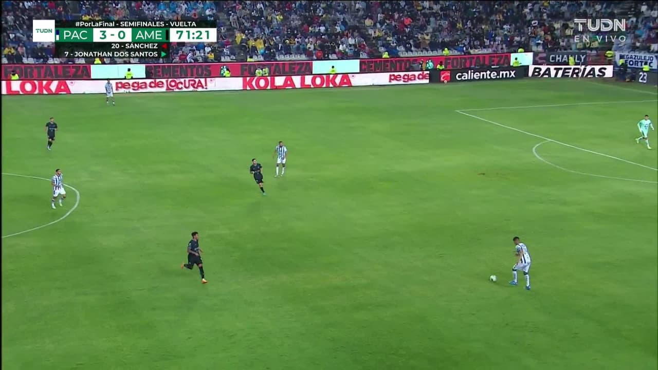 ¡TIRO ATAJADO! disparo por Luis Chávez.