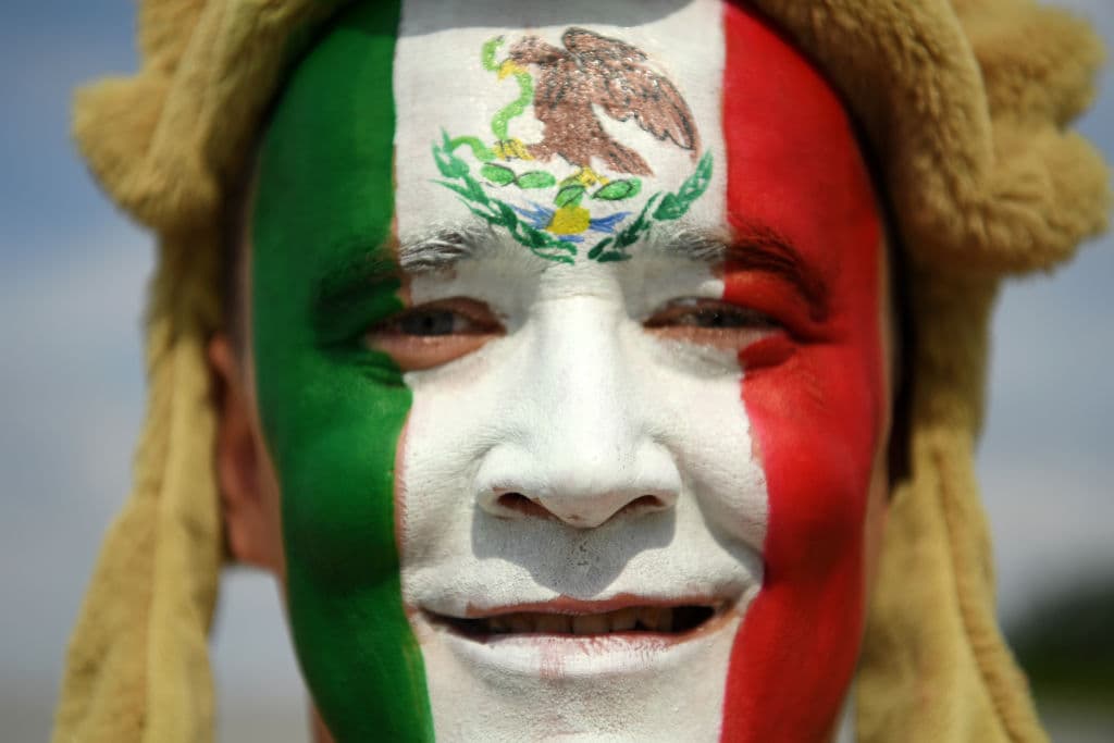 El colorido y la alegría se convirtieron en la representación de los fanáticos para el partido entre México y Suecia por el grupo F del Mundial de Rusia 2018.