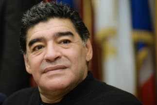 El exfutbolista argentino Diego Armando Maradona.