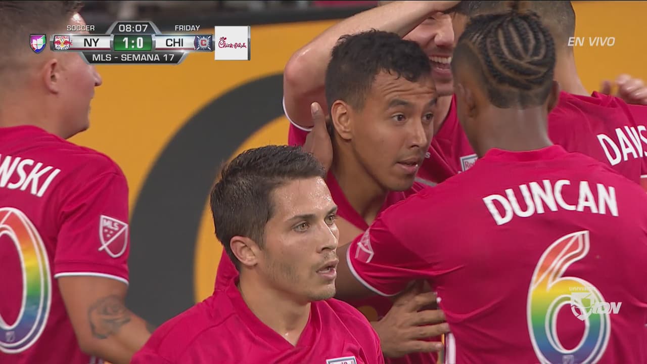 ¡Qué regalito! Increíble error del portero y NY Red Bulls toma la ventaja ante Chicago Fire