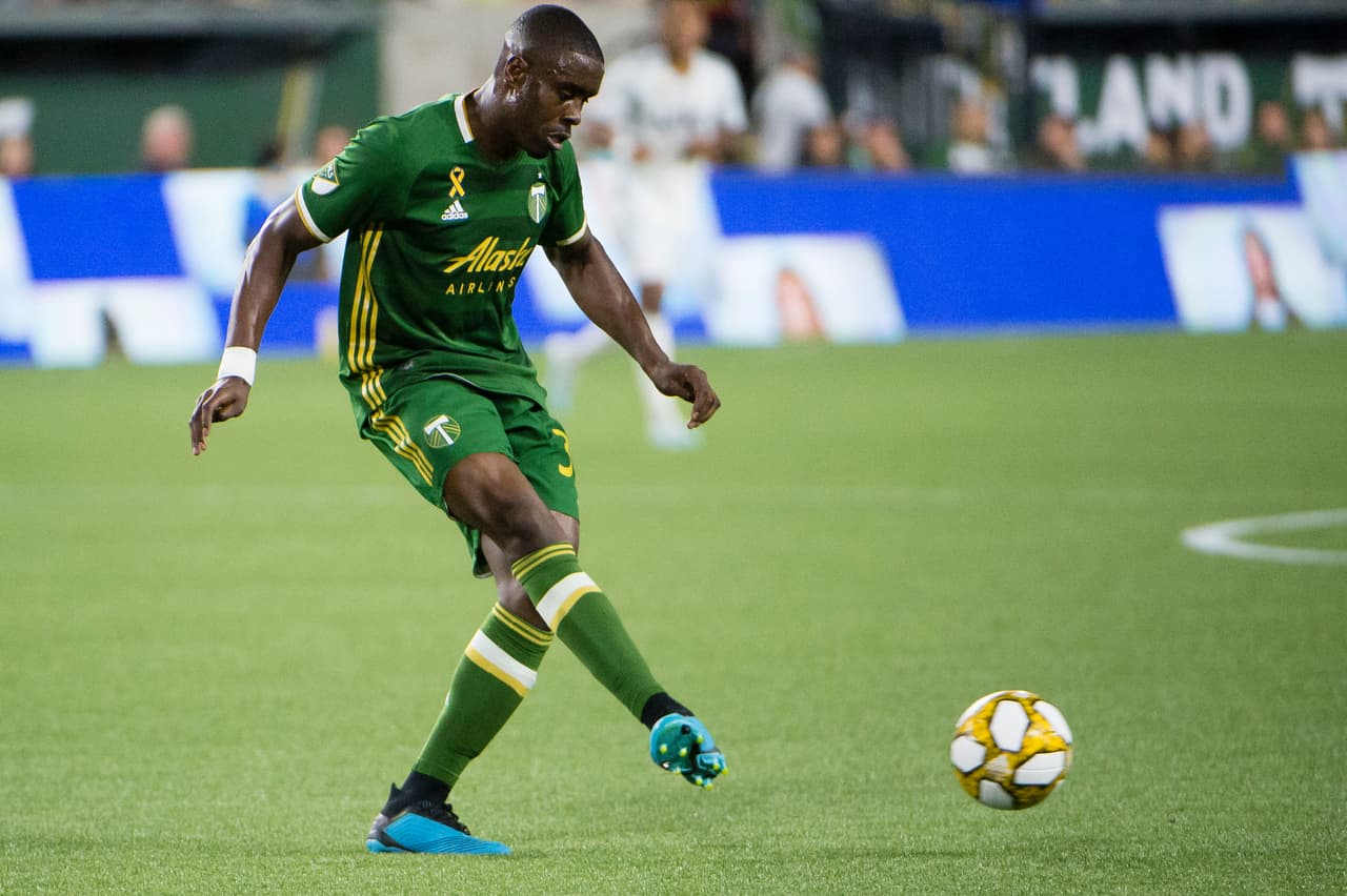 El defensor Larrys Mabiala fue el autor de uno de los goles con los que Portland Timbers super´ó por 3-1 a San Jose Earthquakes en Decision Day.