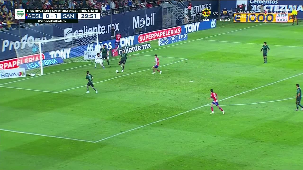 ¡TIRO ATAJADO! disparo por Franck Boli.