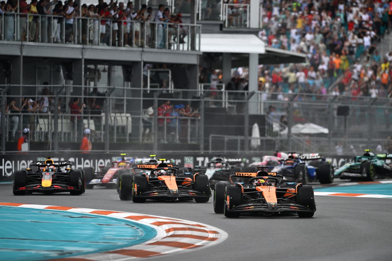 Choques, lluvia y locura en la Sprint de Miami de la Fórmula 1