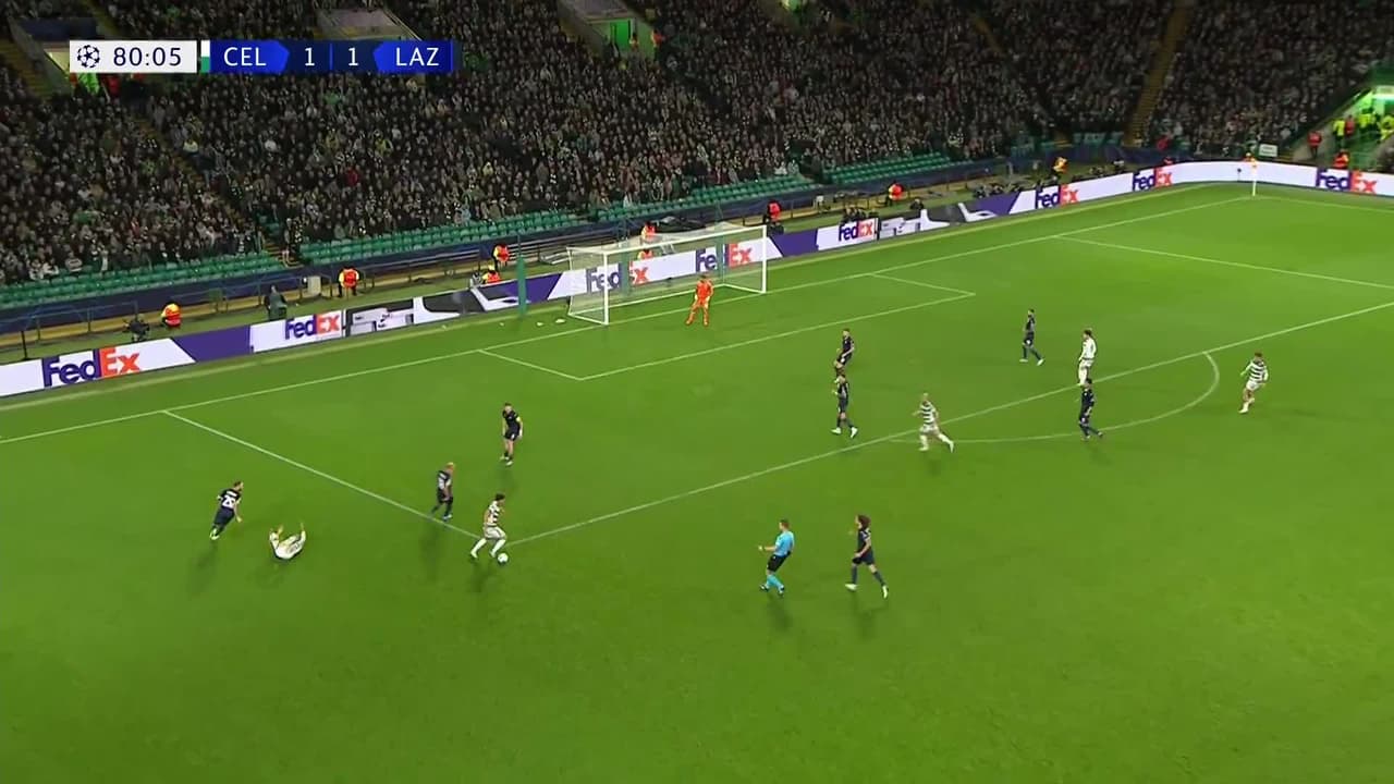¡GOL!  anota para Celtic. Luis Palma