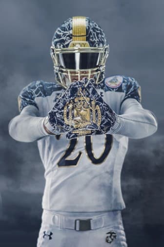 Esta es la espectacular indumentaria que vestirá a los protagonistas del juego Army vs Navy de la NCAA el 12 de diciembre.