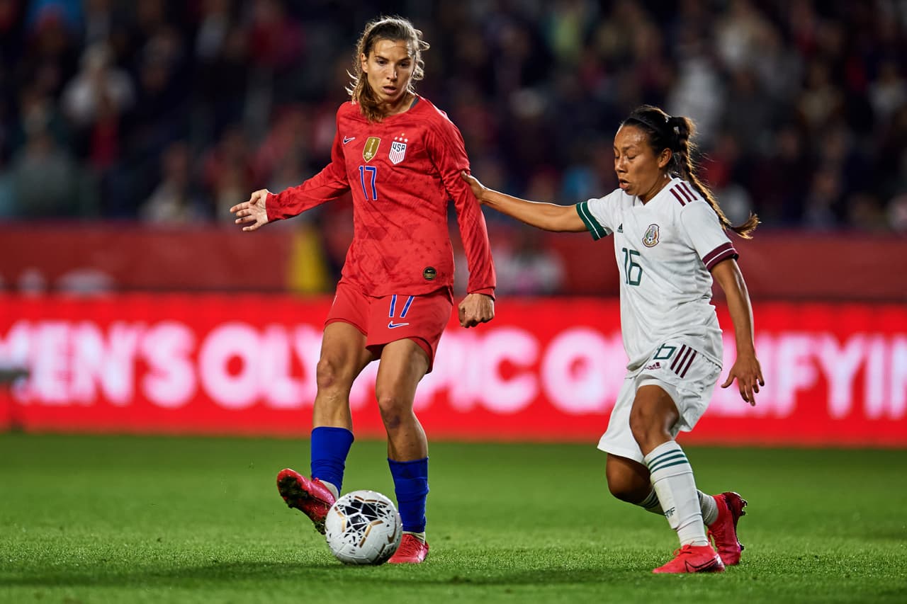 Con goles de Christen Press, Rose Lavelle y doblete de Samantha Mewis, Estados Unidos golea y elimina a México.