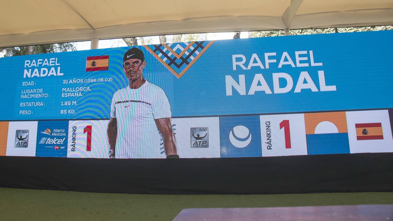 Rafael Nadal y Mónica Puig encabezan las bodas de plata del Abierto Mexicano