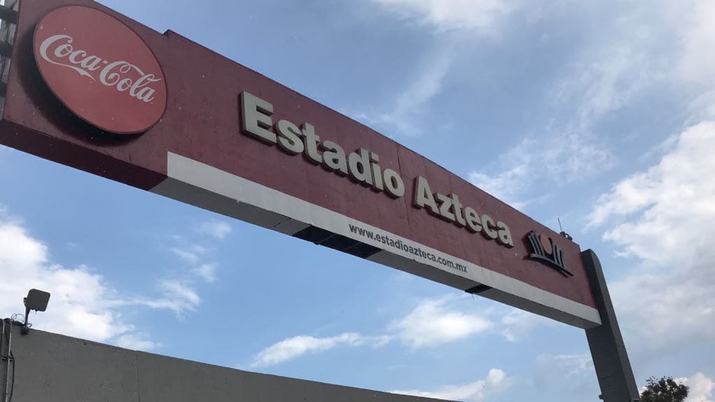 Cercanías del Estadio Azteca previo al partido por la segunda jornada de la Liga MX entre América y Atlas.