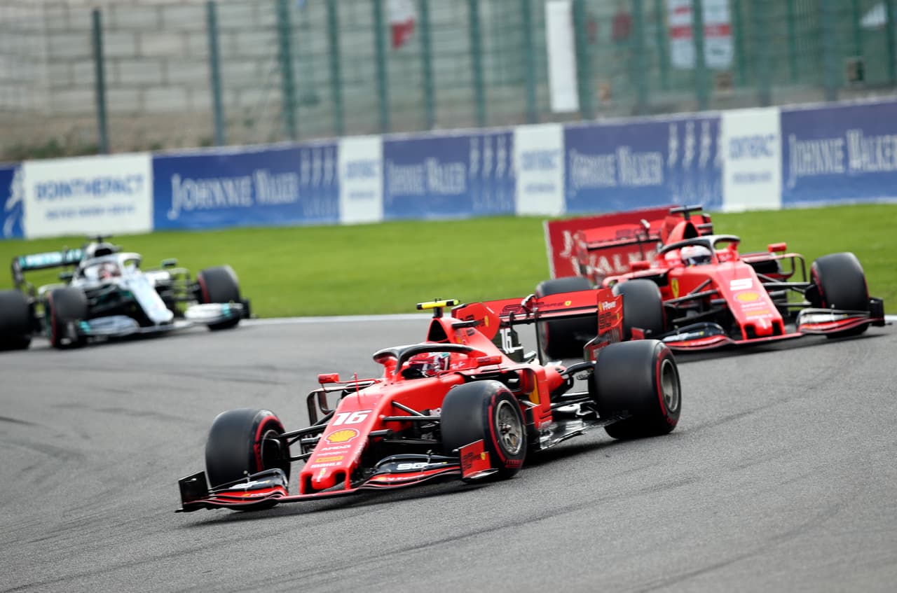 El piloto de Ferrari, Charles Leclerc de Mónaco.