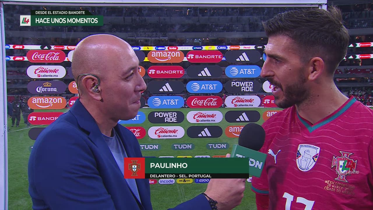 Paulinho cumplió un sueño al jugar con su Selección en México