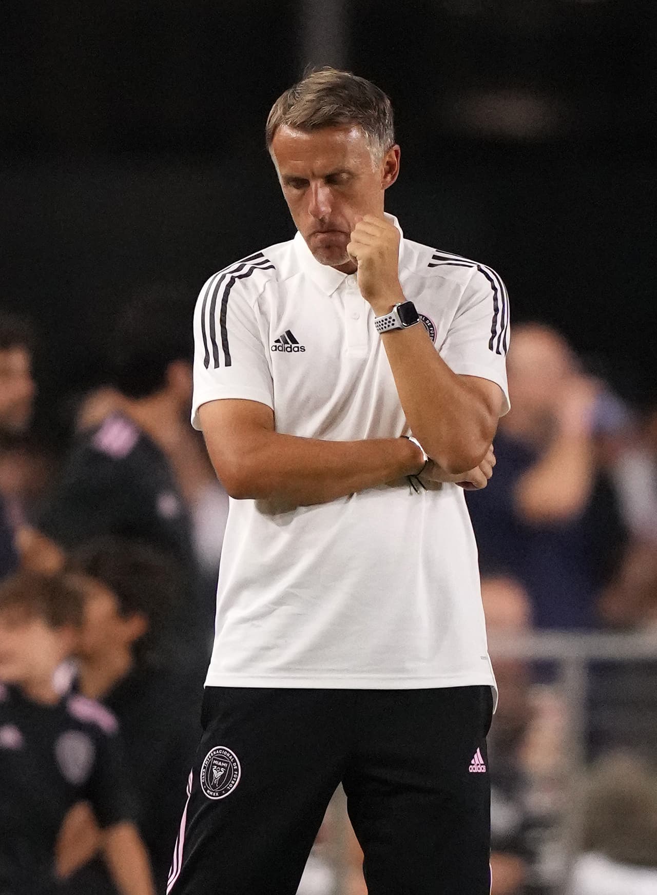 Phil Neville, entrenador de Inter Miami CF, volvió a decir que a su equipo ya no le quedan excusas y que debe reaccionar colectivamente.
<br>