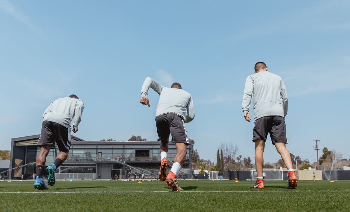 Del campo hacia el edificio, una vista maíficgna y una iluminación al mejor estilo californiano