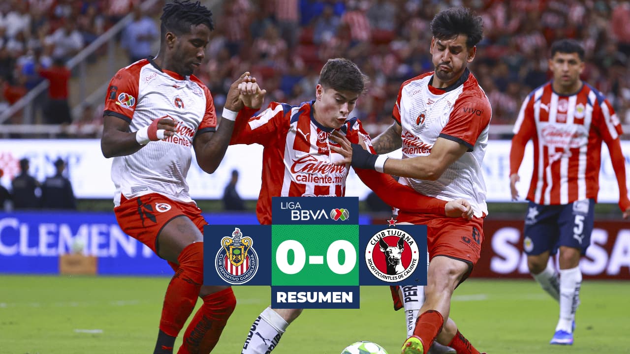 Chivas empata con Xolos y cede el liderato del Clausura 2026